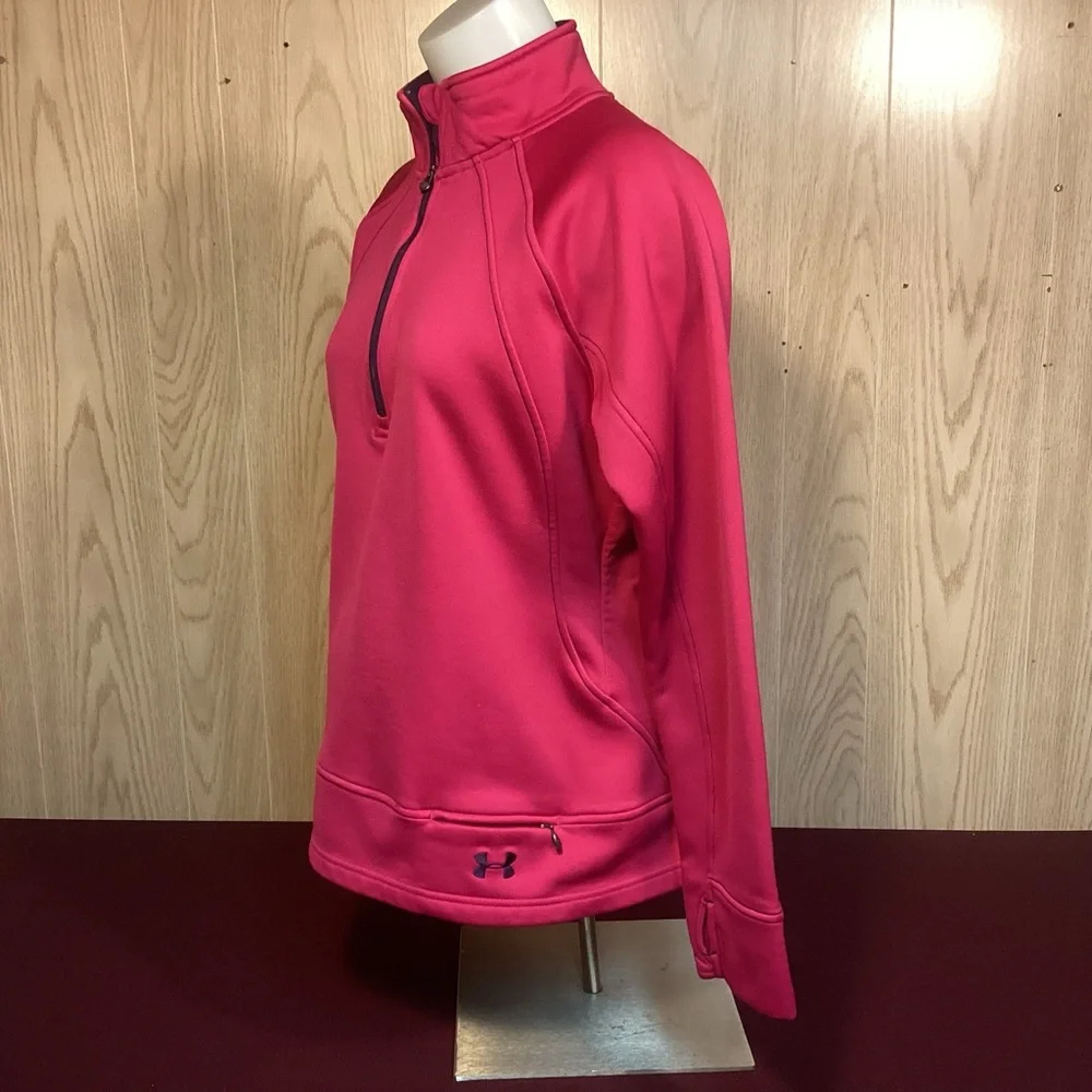 Under Armour semi fitted womens 1/4 zip pullover size large - Picture 5 of 14